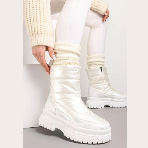 Botines tornasol White